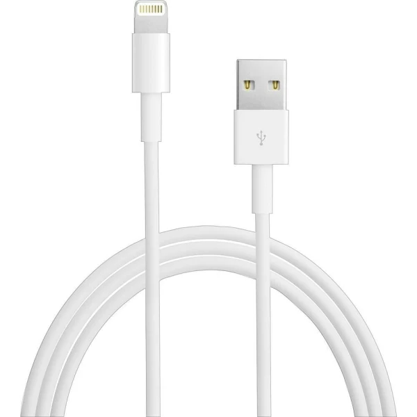 Image of SiGN Lightning USB 2.0 kabel 2.4A, 12W, 1m - Hvit