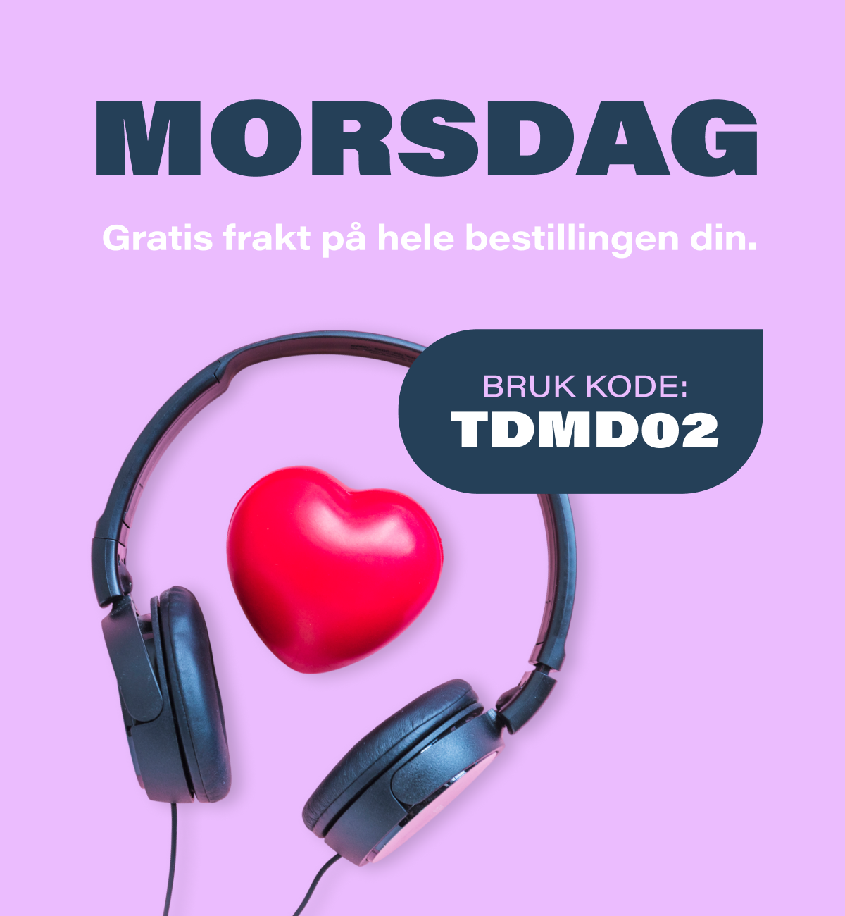 morsdag gratis frakt