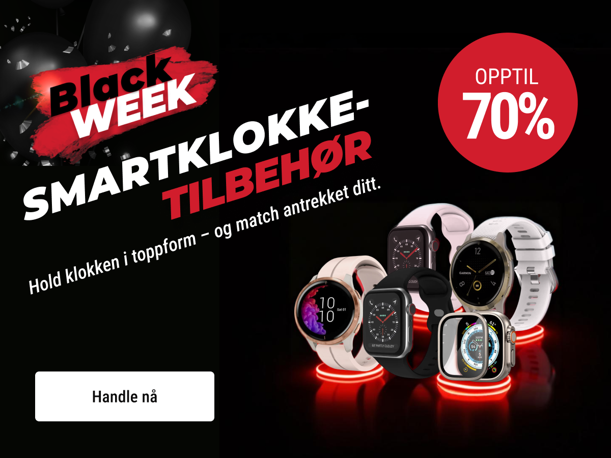 Black Week Smartklokke tilbehor