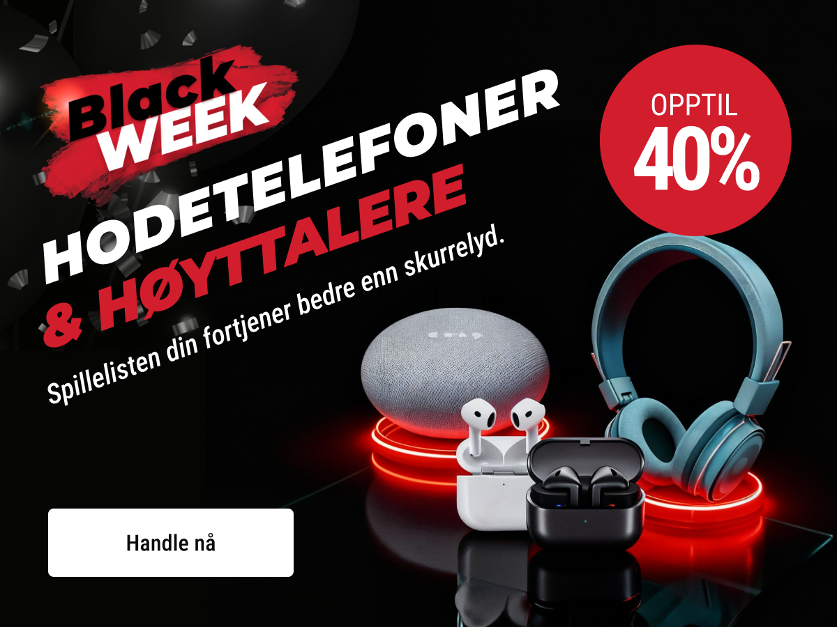 Black Week Hodetelefoner