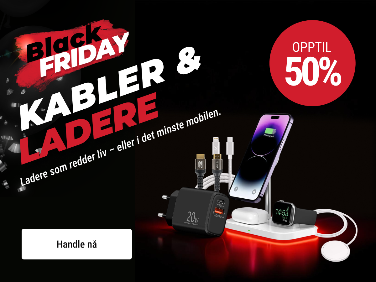 Black Week Kabler & Ladere