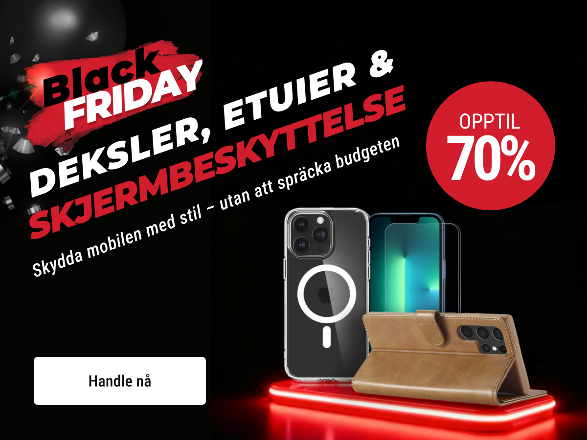 Black Week Deskler etuier skjermbeskyttelse