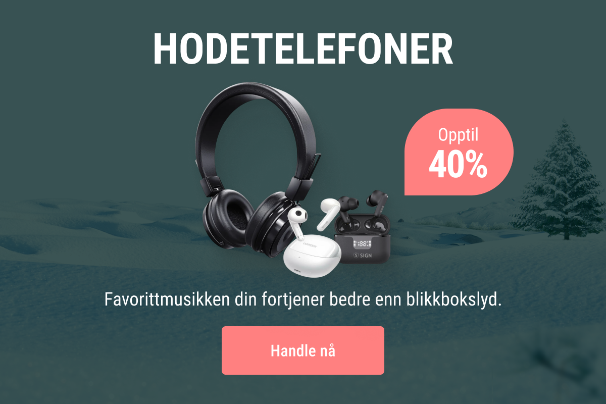 Januarsalg 2026 hodetelefoner