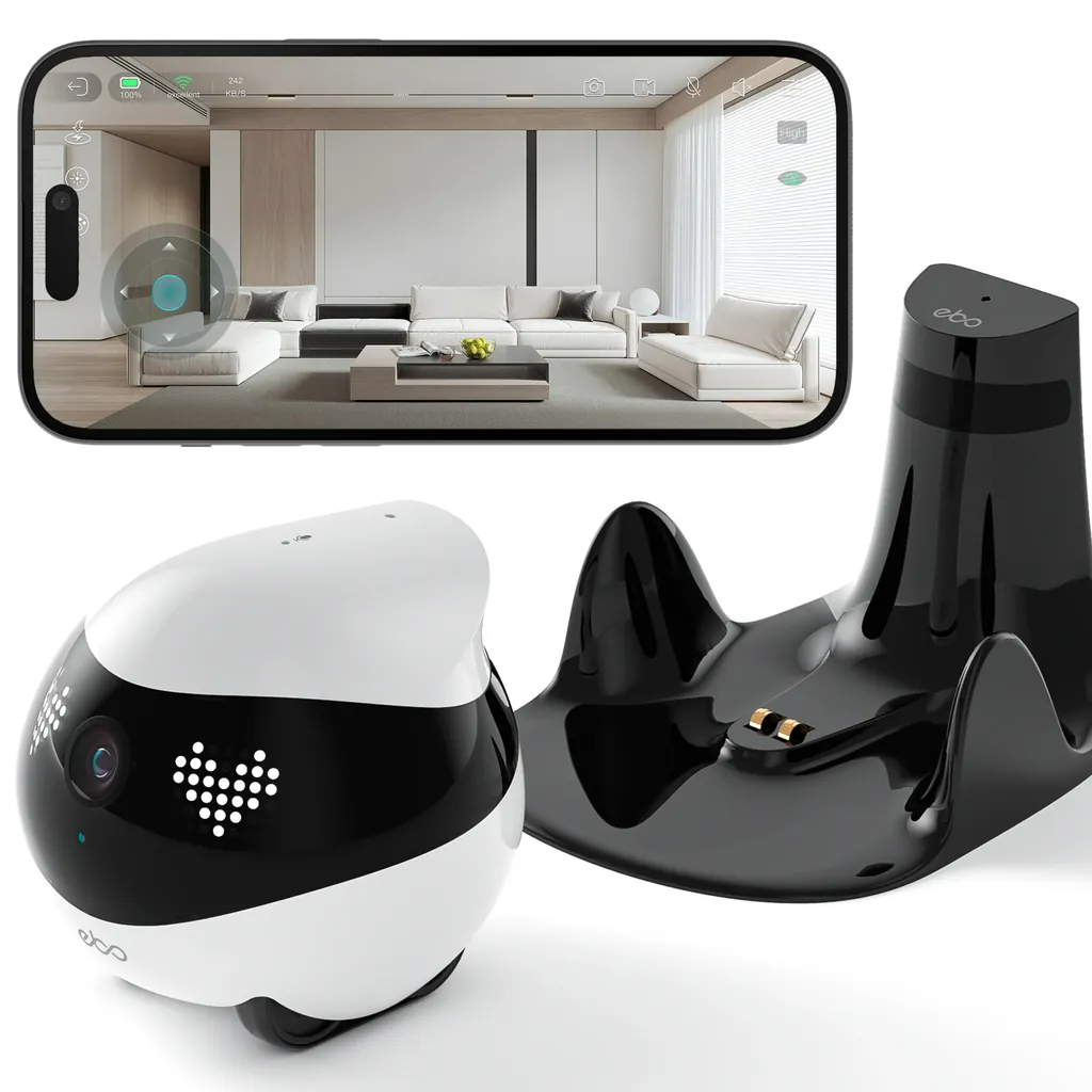 Enabot EBO Air 2 FamilyBot Smart Home Trådløst Robotkamera 2K QHD