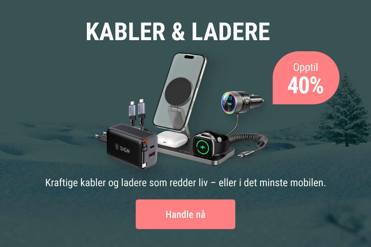 Januarsalg 2026 kabler ladere