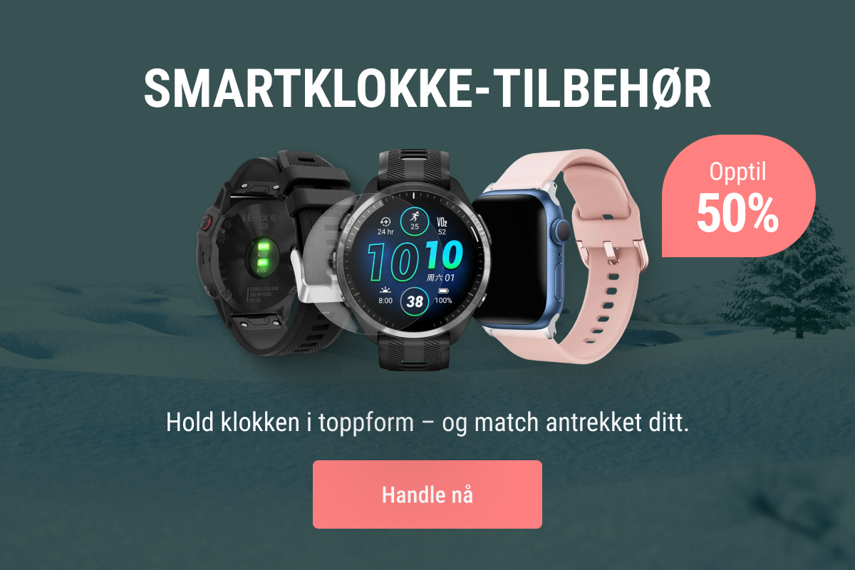 Januarsalg 2026 smartklokke tilbehor