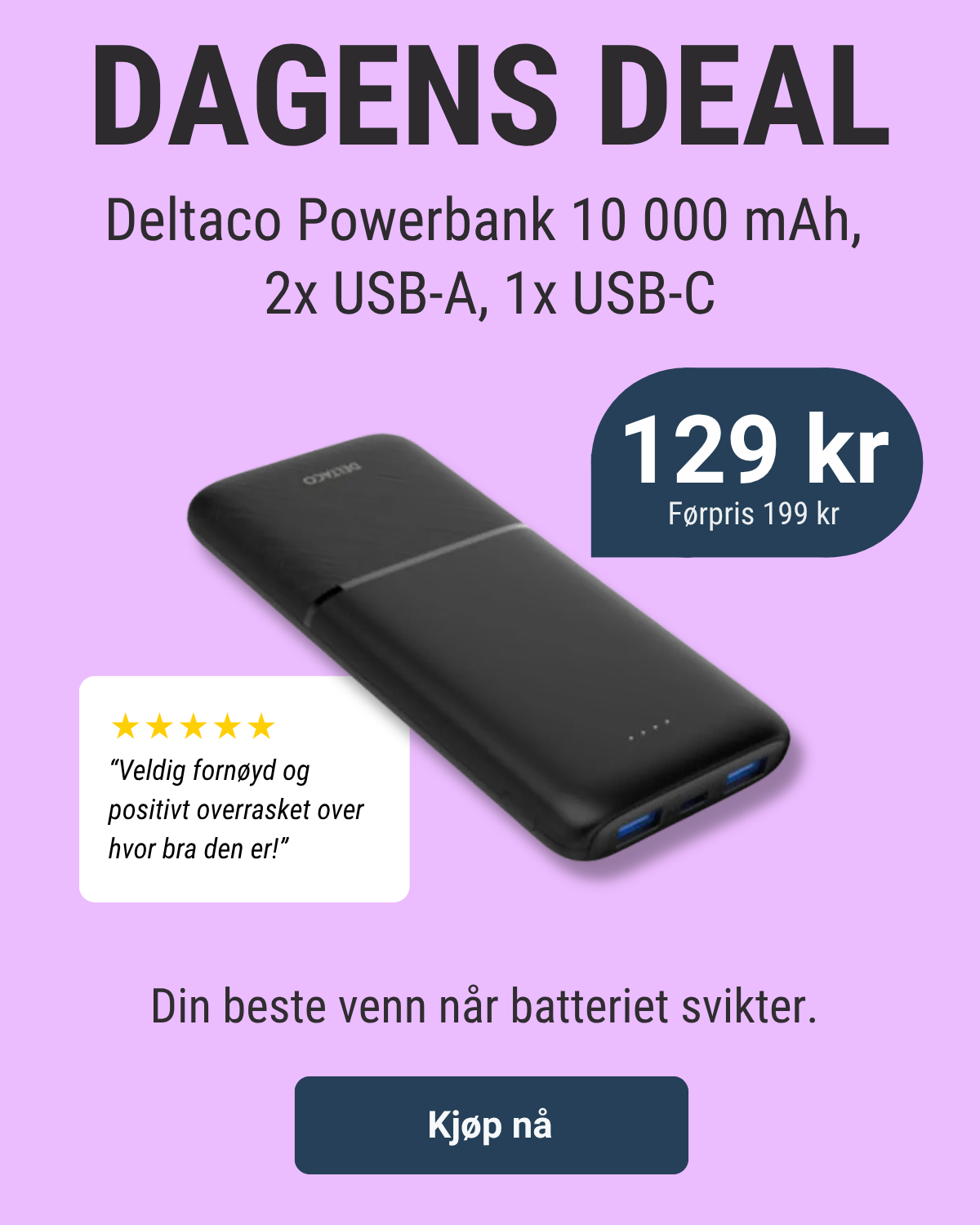 teknikkdeler.no, dagens deal