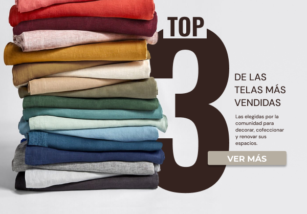 Top 3 - Telas mas vendidas 