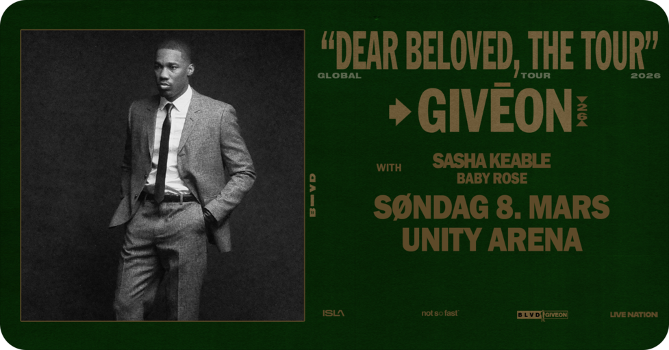 giveon KONSERTPLAKAT