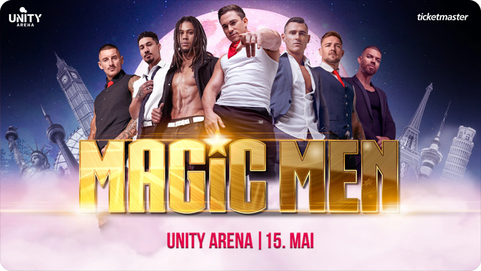 MAGIC MEN KONSERTPLAKAT