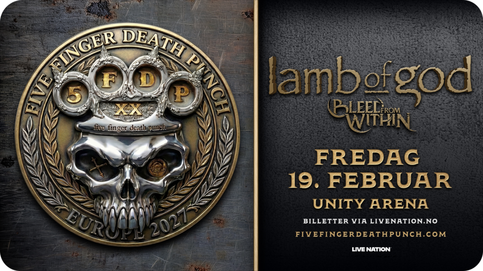 Five Finger Death Punch konsertplakat