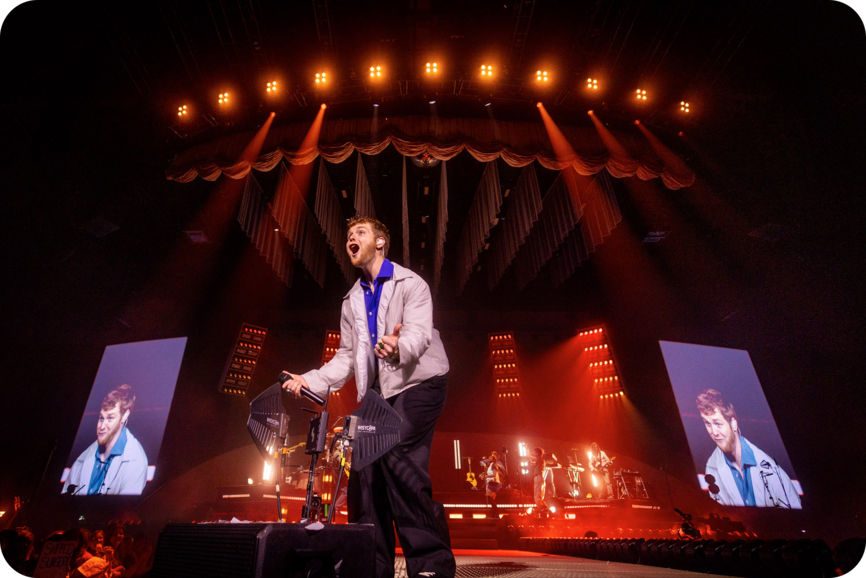 Bilde fra Alex Warren-konserten