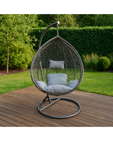 ЛЮЛКА ГРАДИНСКА 1-МЕСТНА EGG 121/105/205 СИВА