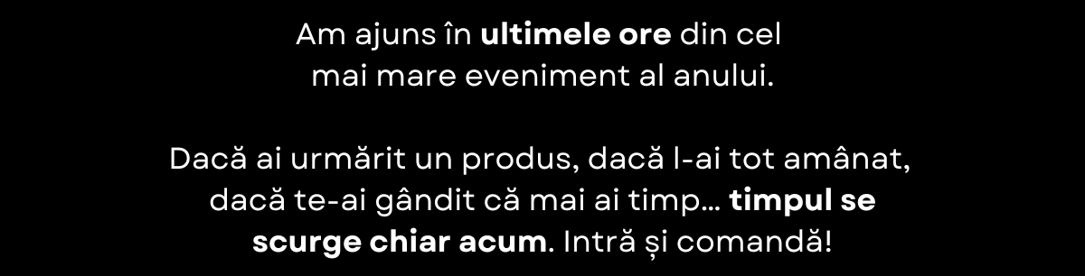 ultima sansa la black friday