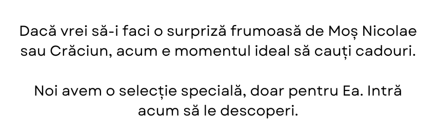 Știm cât de repede se duc produsele populare, așa că avem vești bune: favoritele tale sunt din nou în stoc!  Dacă ai avut ceva în coș sau pe lista de dorințe, acum e momentul perfect să îl prinzi.