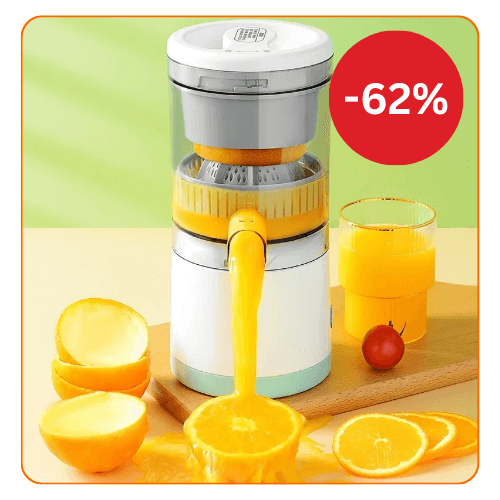 RESIGILAT - Storcator electric de citrice portabil cu alimentare usb 45w