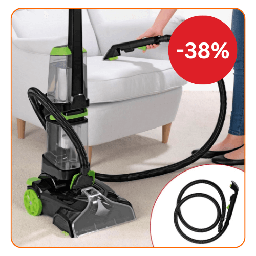 Aspirator Vertical 3 in 1 cu Spalare Injectie Apa si Abur 3600W – Fara Sac, 4L+4L, Silentios 36dB