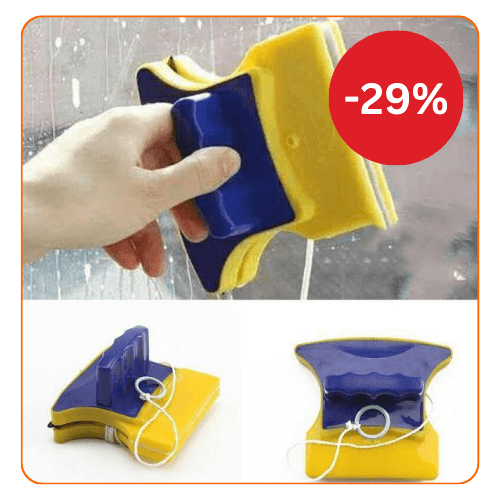 Dispozitiv magnetic pentru sticla, Magic Window Cleaner