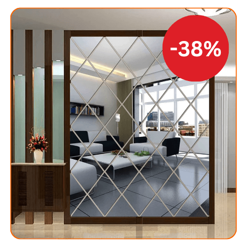 Set oglinzi acrilice, autoadezive 17, 32 sau 57 de piese