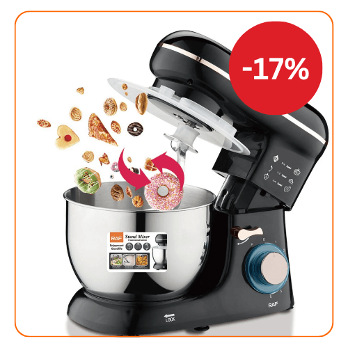 Robot de bucatarie 3-in-1 cu bol inox si 6 viteze