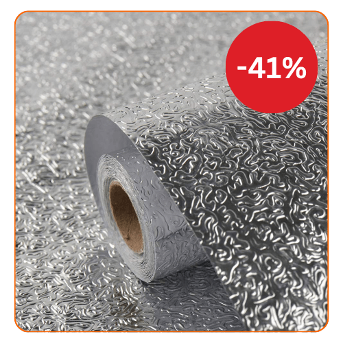 Folie de aluminiu autoadeziva bucatarie 60 x 300 cm