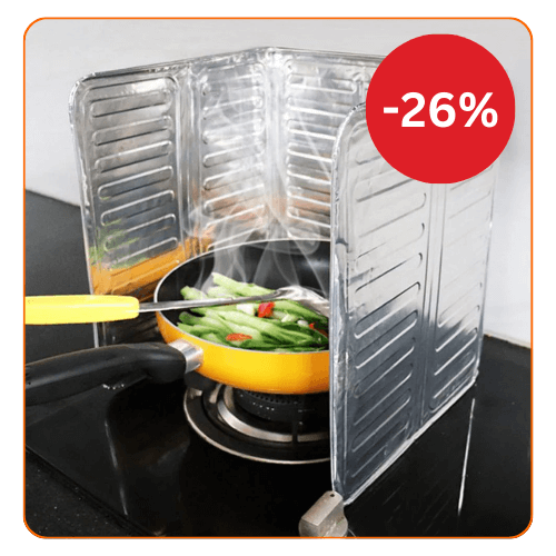 Protectie aragaz antistropire, din aluminiu, pentru gatit