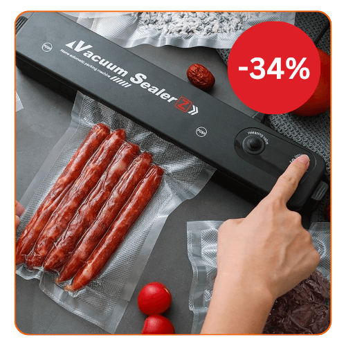 Aparat de sigilat si vidat Vacuum Sealer S, 90W, pungi incluse