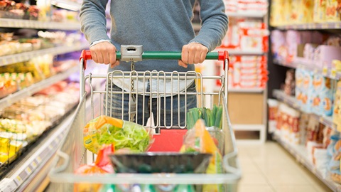 caddie de supermarché 