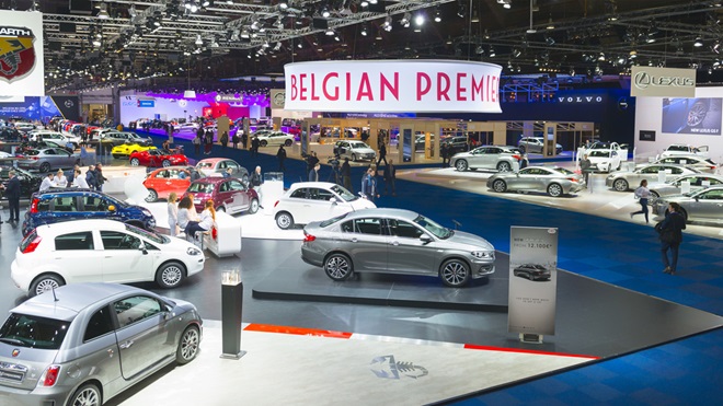 Elektrische auto's op het autosalon