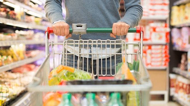 caddie de supermarché
