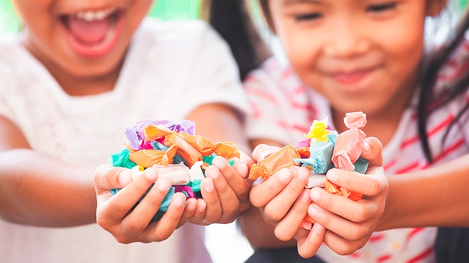 colorants dans les bonbons
