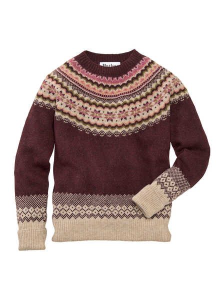 Authentischer 'Fair Isle'-Pullover im Online-Shop