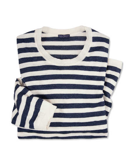 Lässiger Ringelpullover für den Sommer im Online-Shop