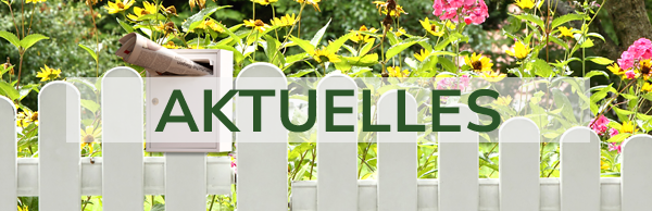 Gartenzaum mit Briefkasten