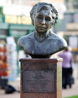 Agatha-Christie-Meile in Torquay 