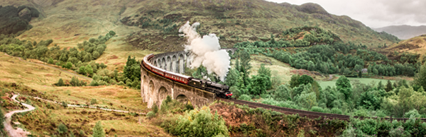 Zugbrücke in Schottland
