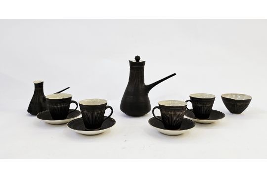 A Stoneware Coffee Service For Four, Circa 1955