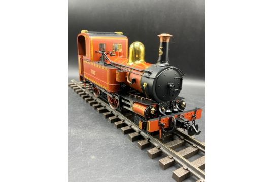 An Accucraft scale electric Isle of Man Railway 2-4-0