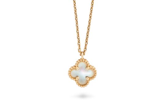 Van Cleef & Arpels, A Mother Of Pearl Pendant Necklace