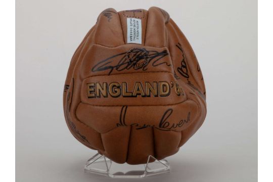 Football signed by members of 1966 England World Cup