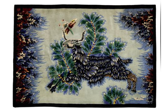 Jean Lurçat (1892-1966)  'Le Bouc Bleu' tapestry