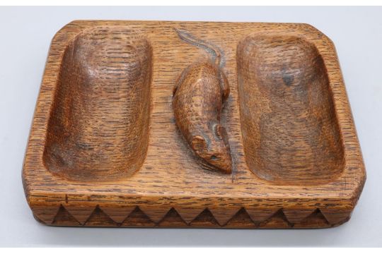 Robert Mouseman Thompson of Kilburn - an oak tray