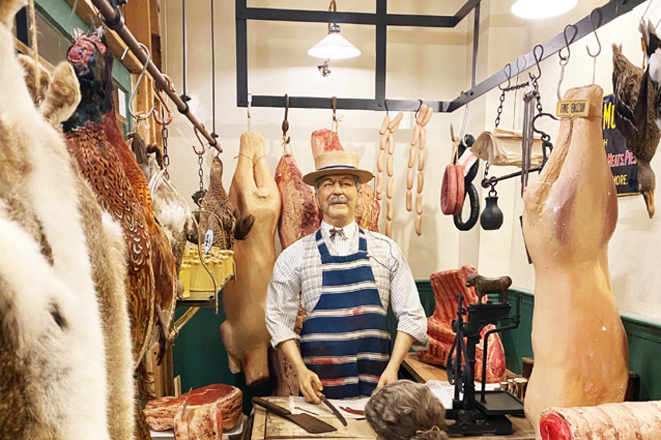 Victorian butcher’s shop