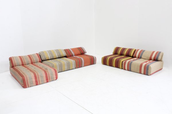 Voyage Immobile Modular Lounge Sofa from Roche Bobois, 1990s, Set of 5
