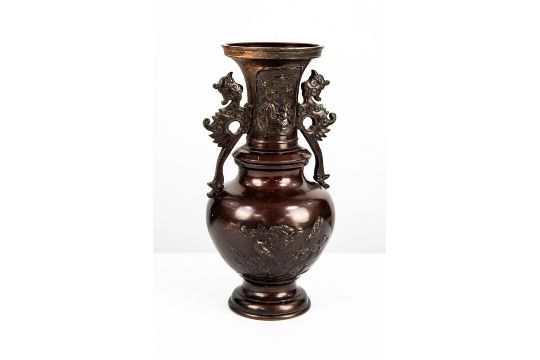 Twentieth Century Japanese Bronze Vase