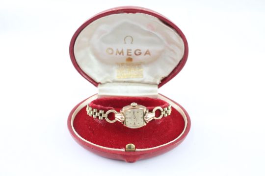Ladies Omega Rolled Gold Cocktail Watch