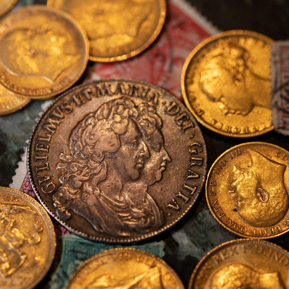 Coins, Banknotes & Stamps