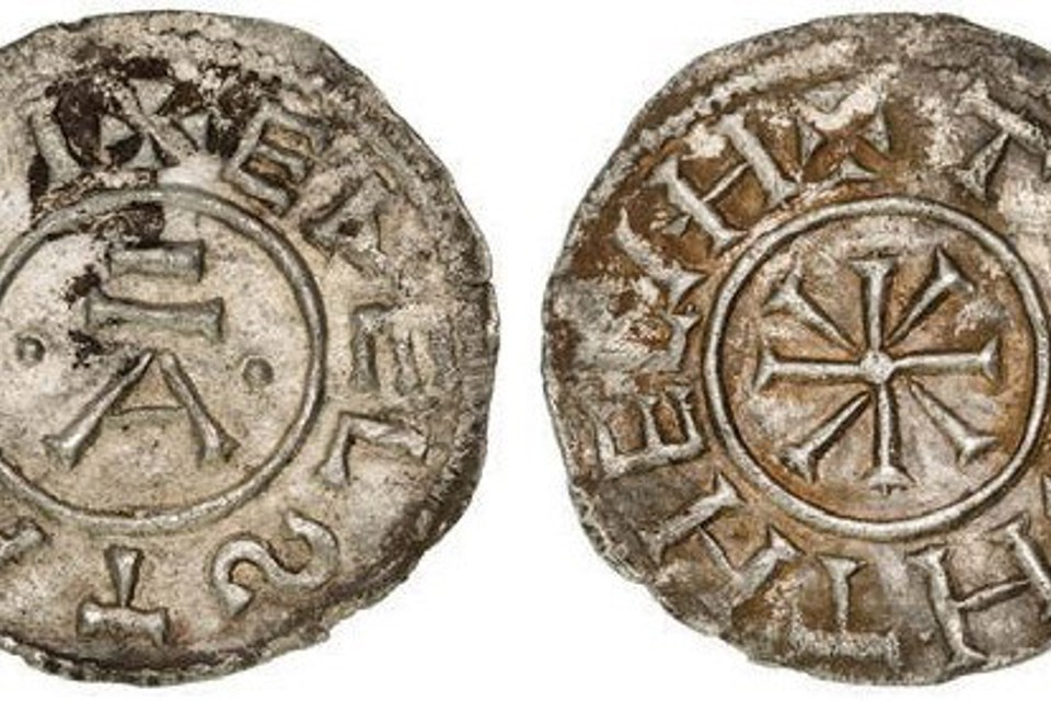 Aethelstan I of East Anglia silver penny