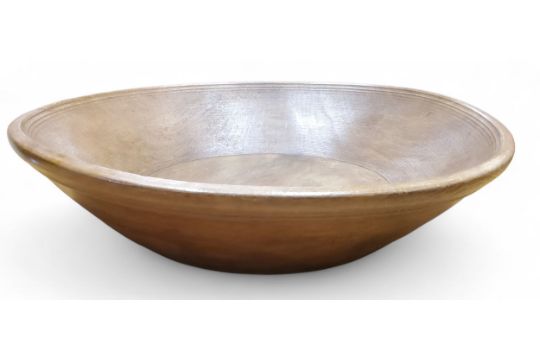 Treen - a large 19th century sycamore bowl