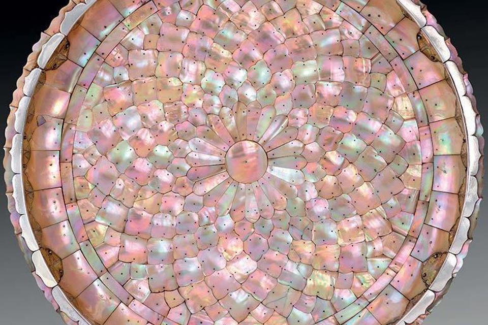Gujarat mother-of-pearl charger